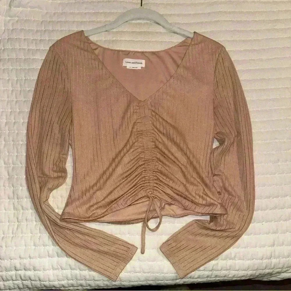 Lovers + Friends Capri Top Taupe Size XS - Picture 3 of 12